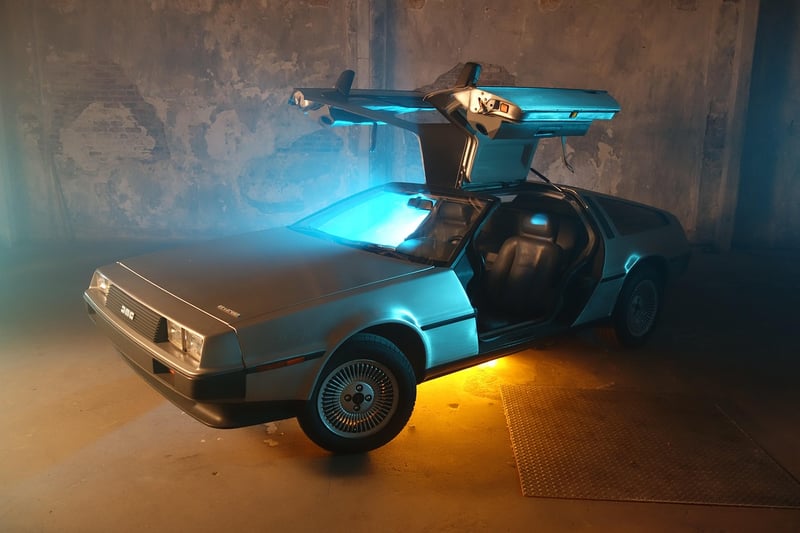 DeLorean Time Machine from Back to the Future